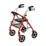ROLLATOR 4 RUOTE ROSSO WIMED
