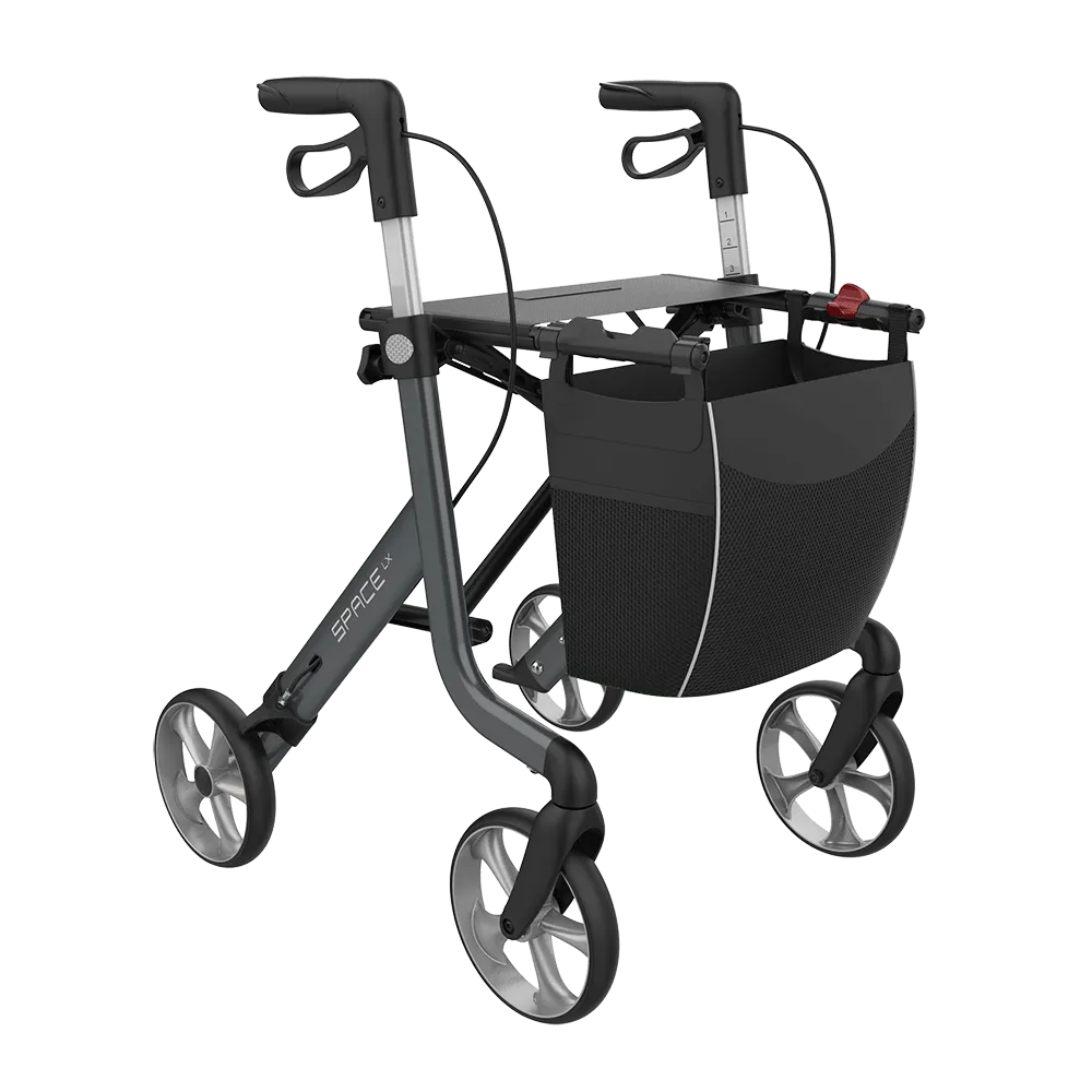 SPACE-CF_01_SOBER-GREY_LRSGL60UK_FRONT-RIGHT (1) Rollator SPACE CF Rehasense - immagine 1
